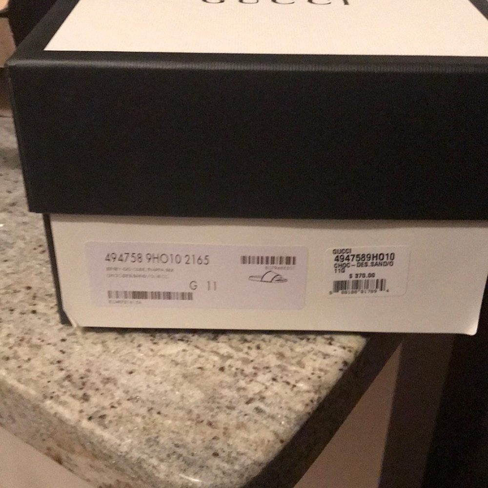 Brand new Gucci slides